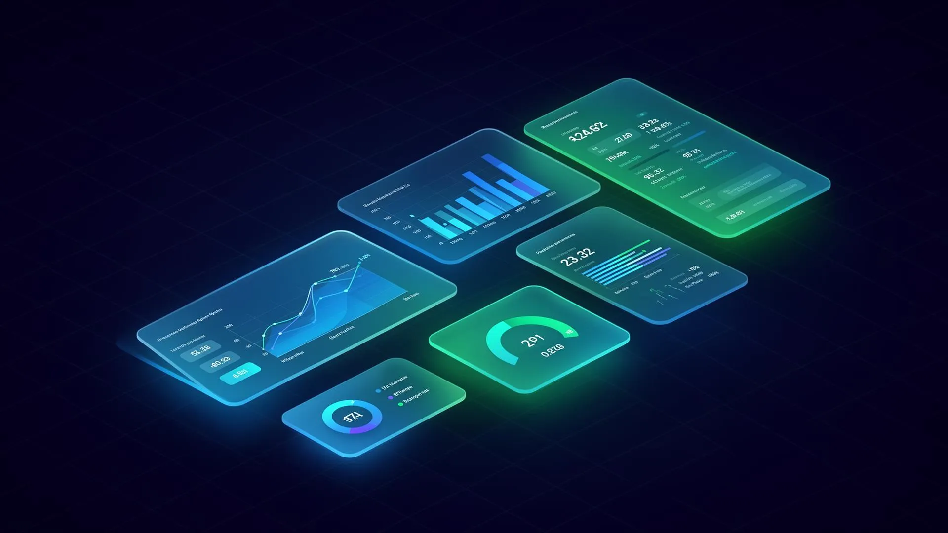 Visão de dashboards empresariais da Synergy Performance